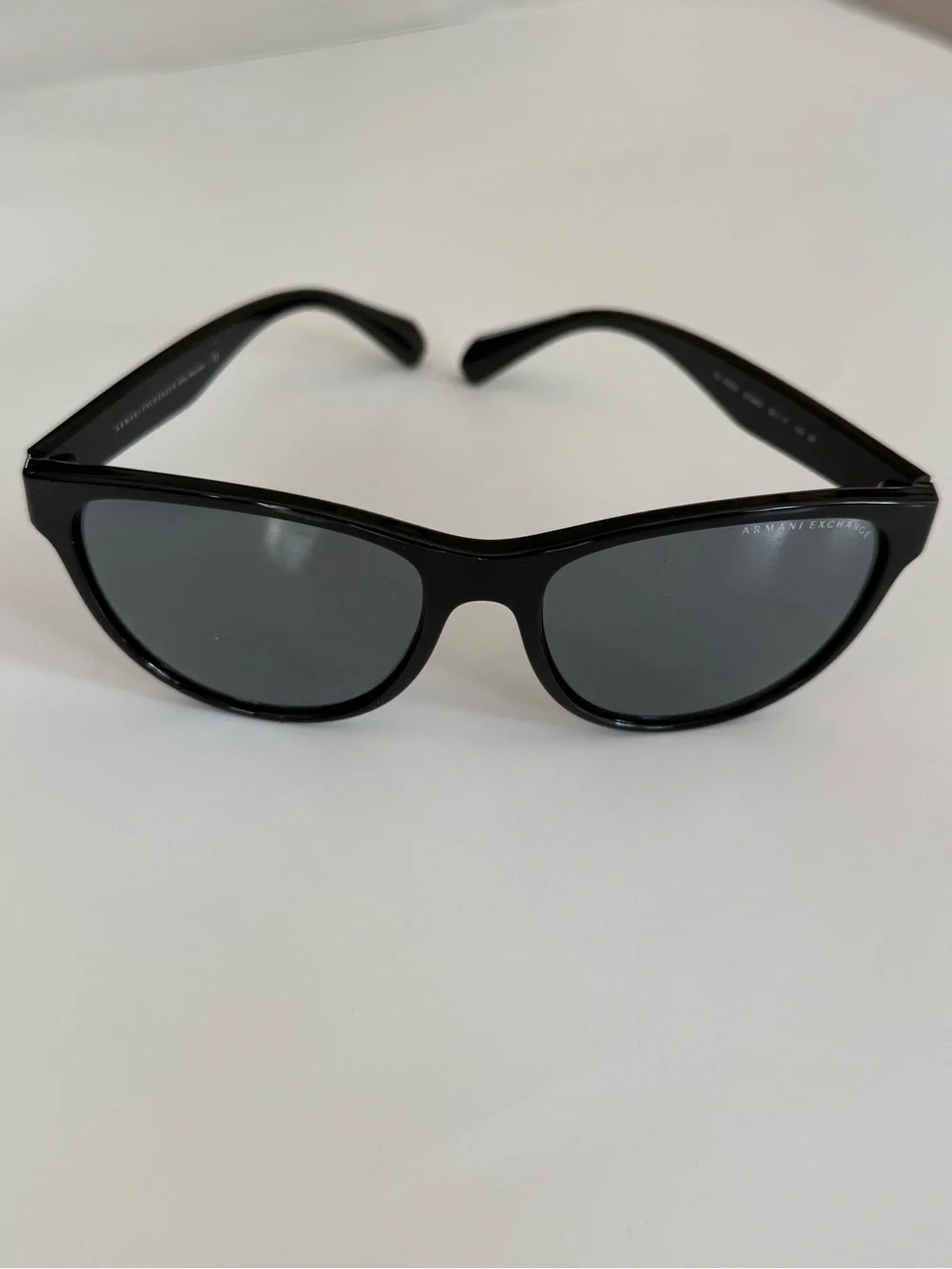 A|X Armani Exchange AX4095S 81586G Black Rectangular Sunglasses 56mm w/ Case